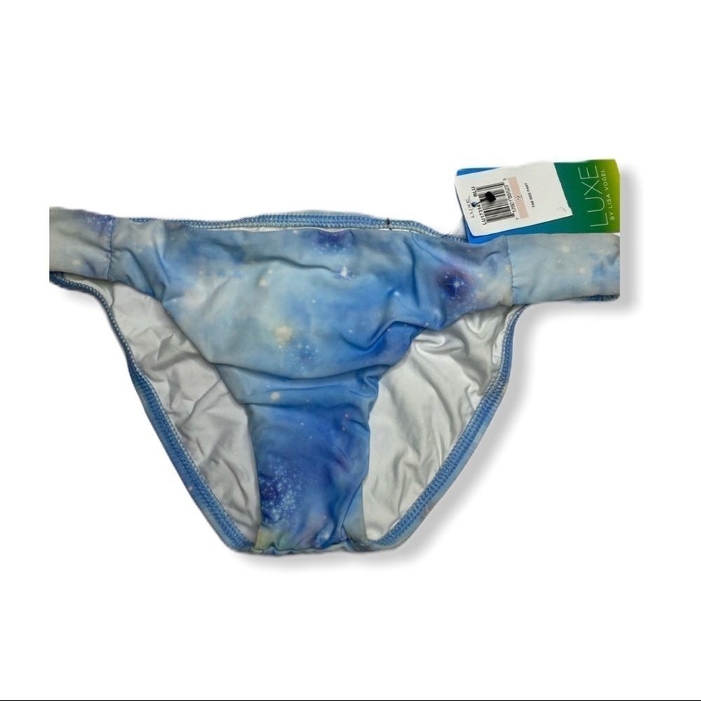 Luxe by Lisa Vogel Tab Side Bikini Bottom nwt